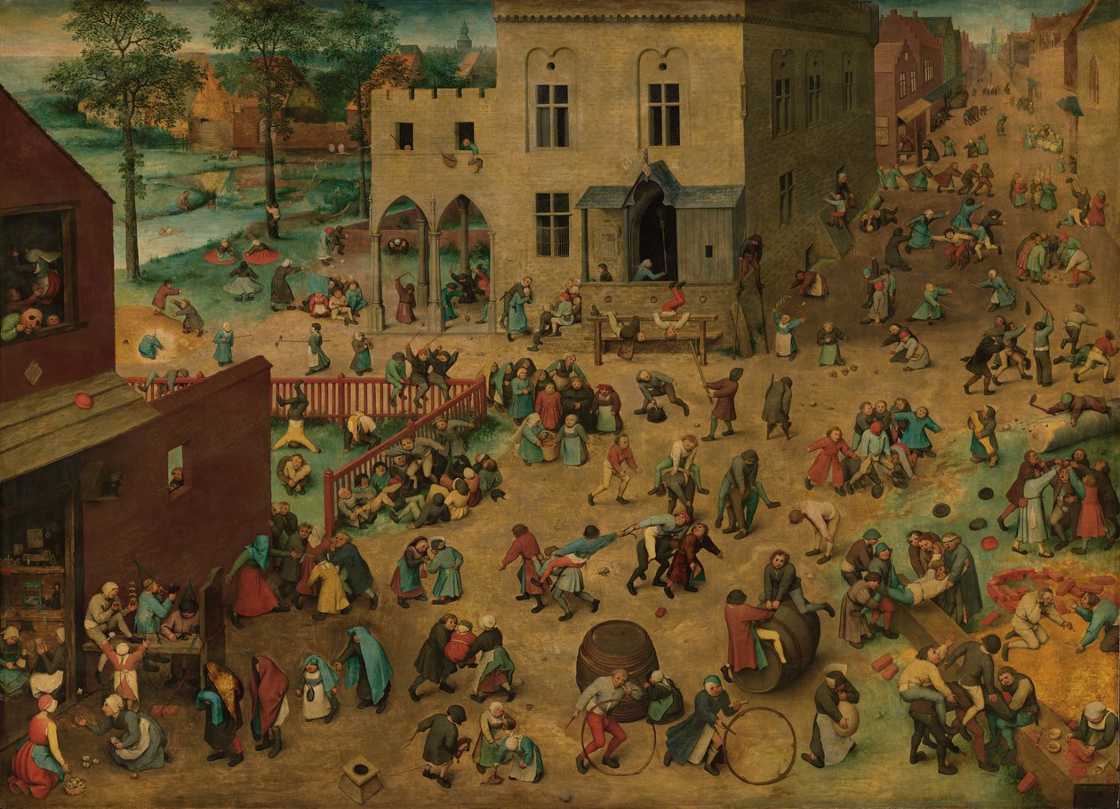 儿童游戏 作者 彼得·布鲁格（Pieter Bruegel）