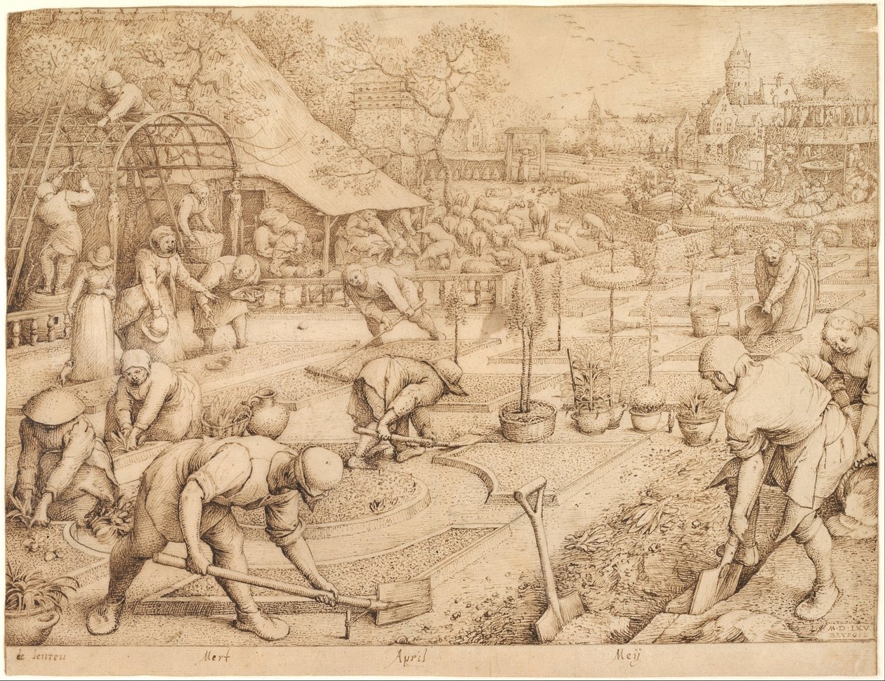 春天，1565年 作者 彼得·布鲁格（Pieter Bruegel）