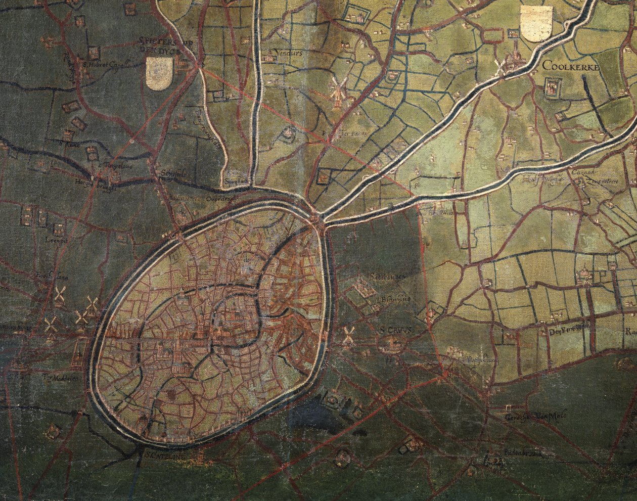 布鲁日自由地图 作者 彼得·波布斯（Pieter Porbus）