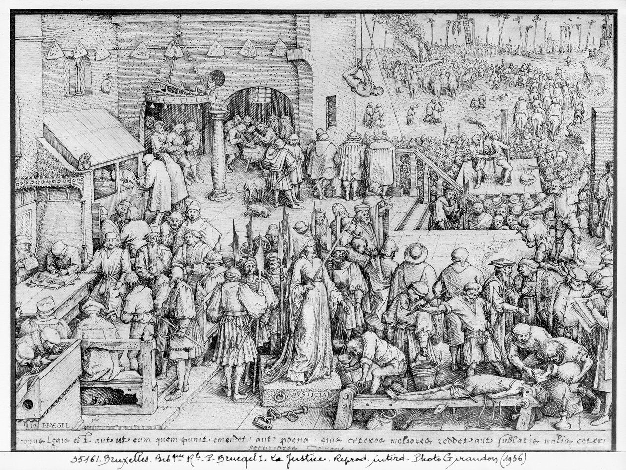 正义，1559年 作者 彼得·布鲁格（Pieter Bruegel）