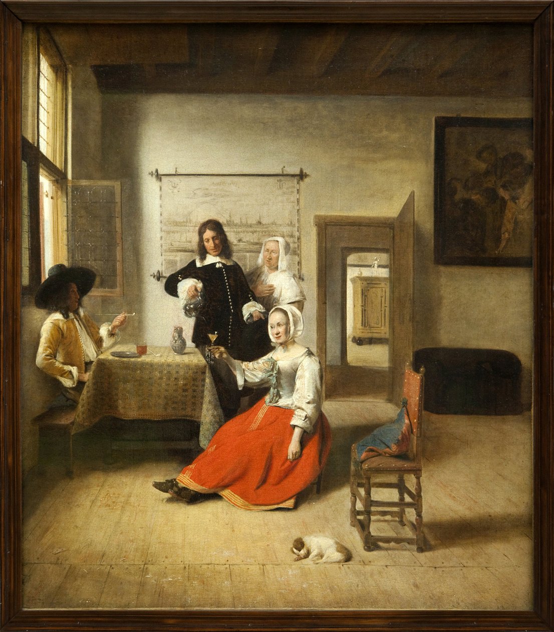 饮酒者 作者 彼得·霍克（Pieter de Hooch）