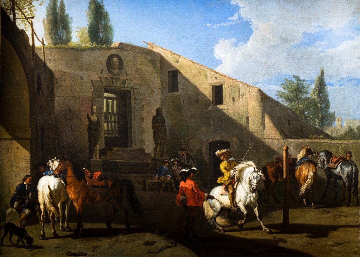 餐厅 作者 彼得·范·布洛门（Pieter van Bloemen）