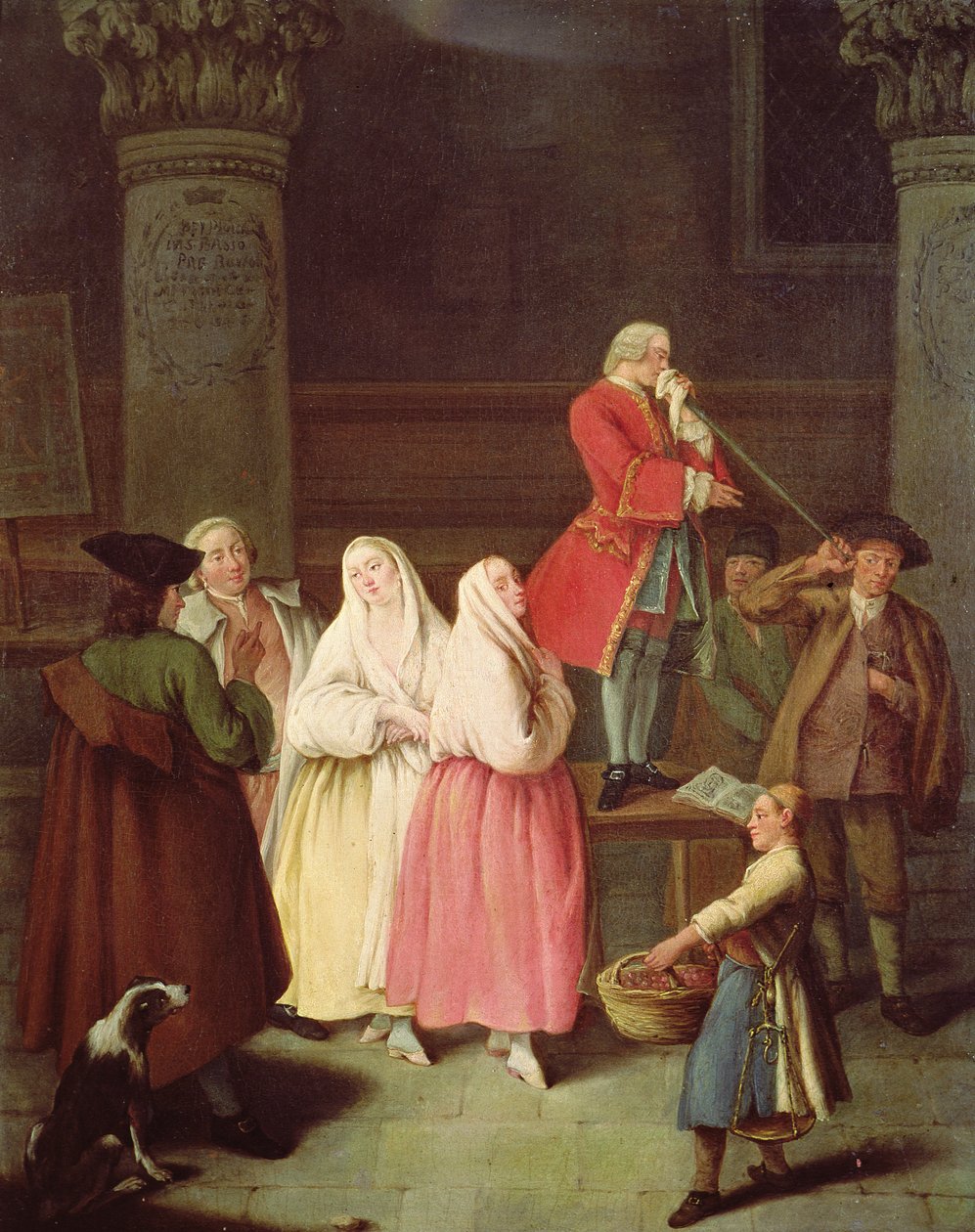 算命先生，1752年 作者 彼得·隆吉（Pietro Longhi）