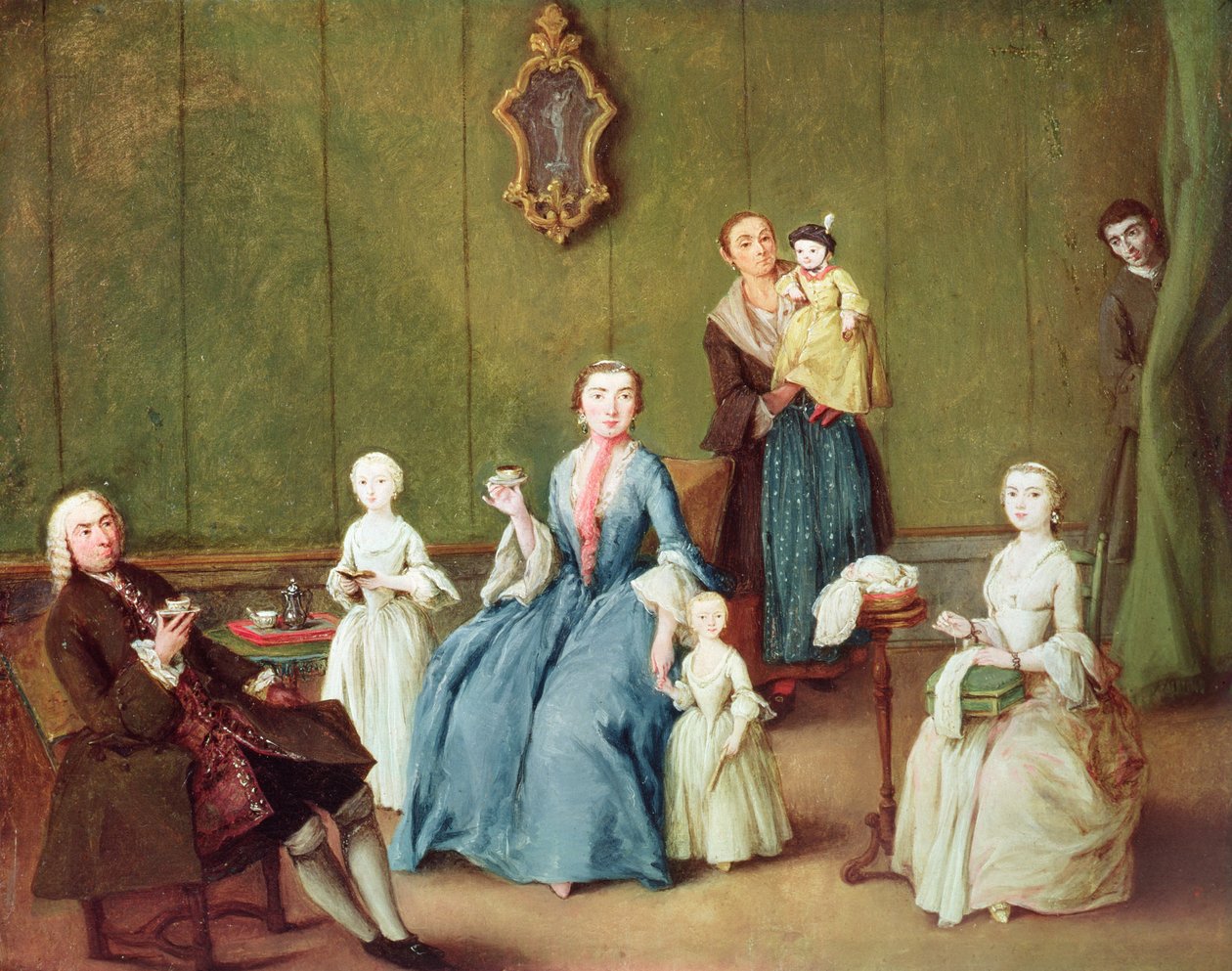威尼斯人的家庭 作者 彼得·隆吉（Pietro Longhi）