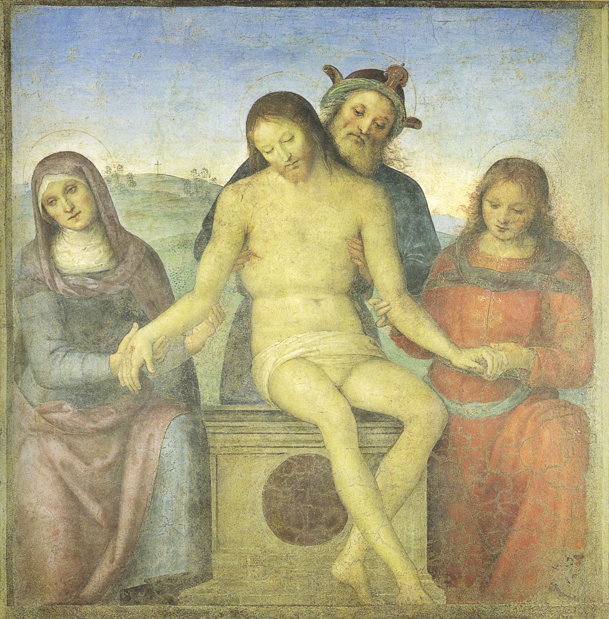 虔诚的基督 作者 彼得罗·佩鲁吉诺（Pietro Perugino）