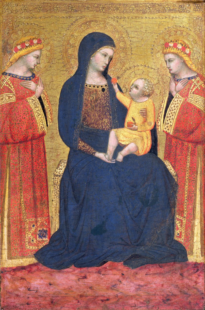 麦当娜和孩子 作者 彼得罗·洛伦泽蒂（Pietro Lorenzetti）