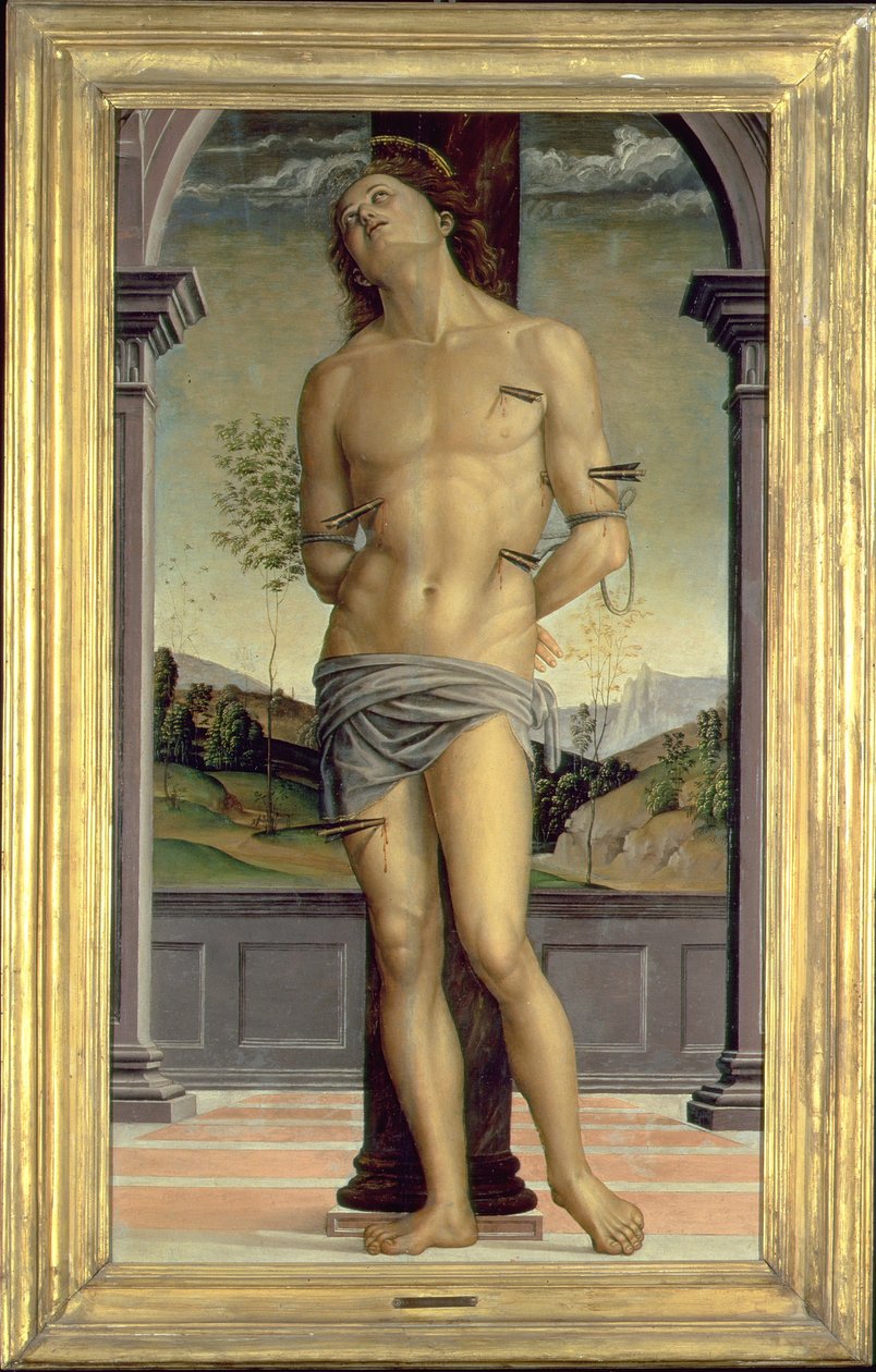 圣塞巴斯蒂安 作者 彼得罗·佩鲁吉诺（Pietro Perugino）