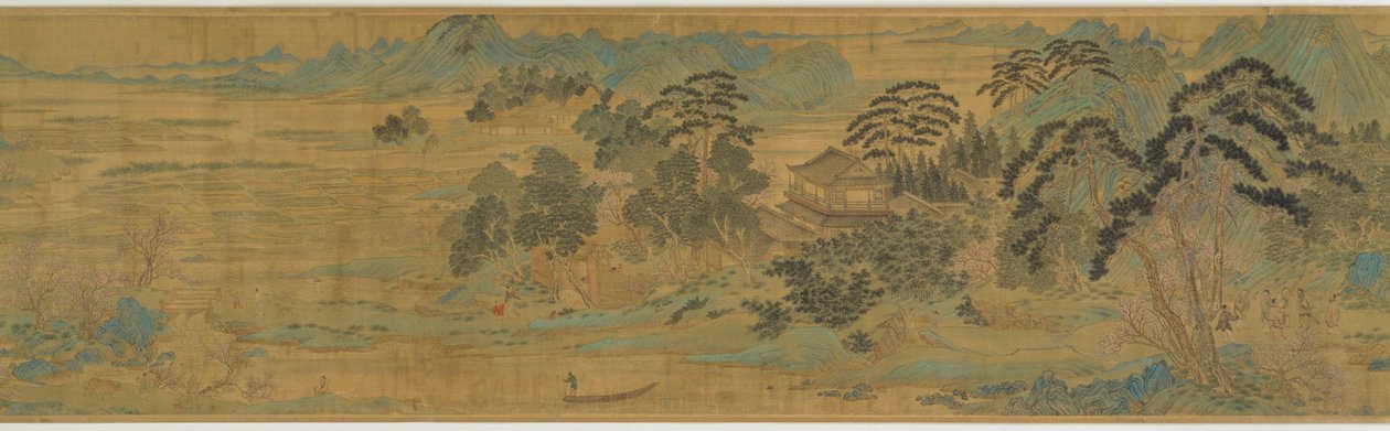 桃花源圖 作者 仇英