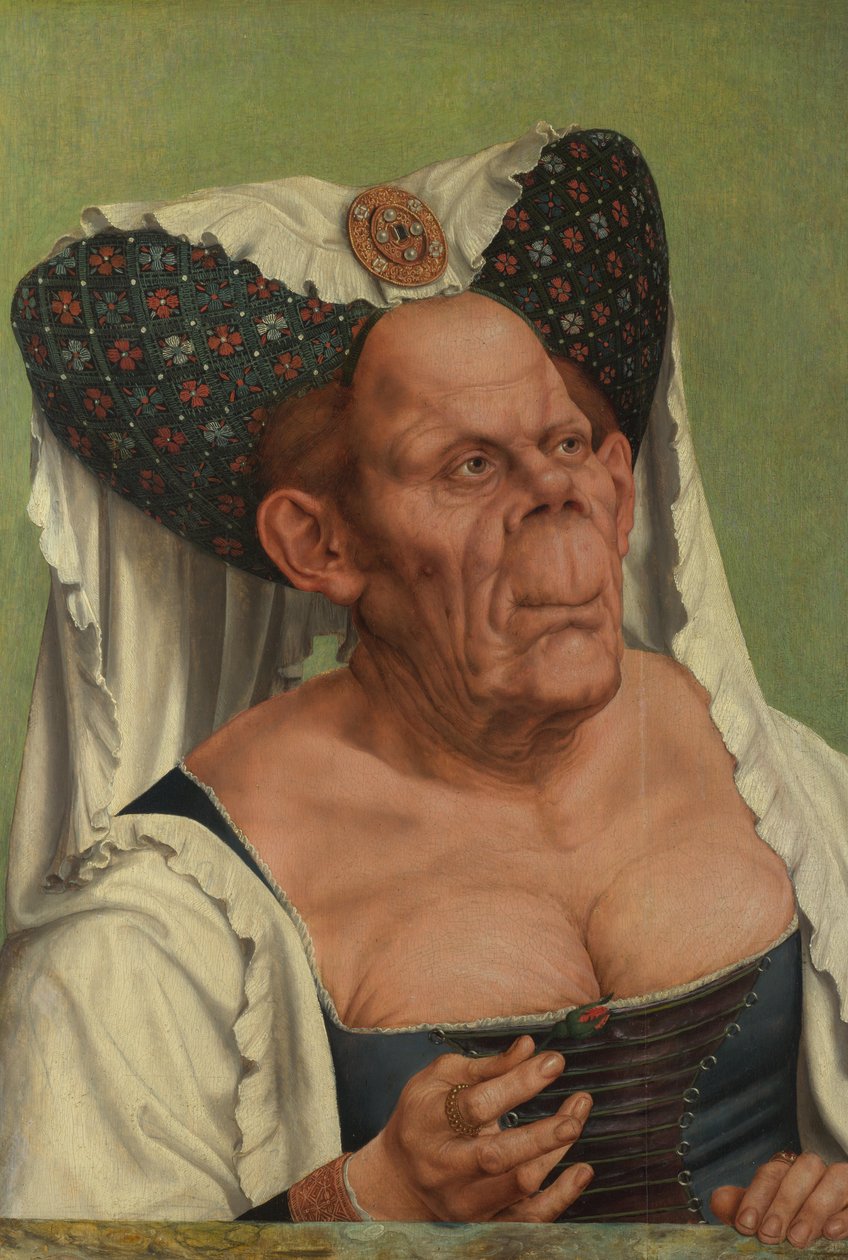 一个怪诞的老妇人 作者 昆汀·马特西斯（Quentin Matsys）