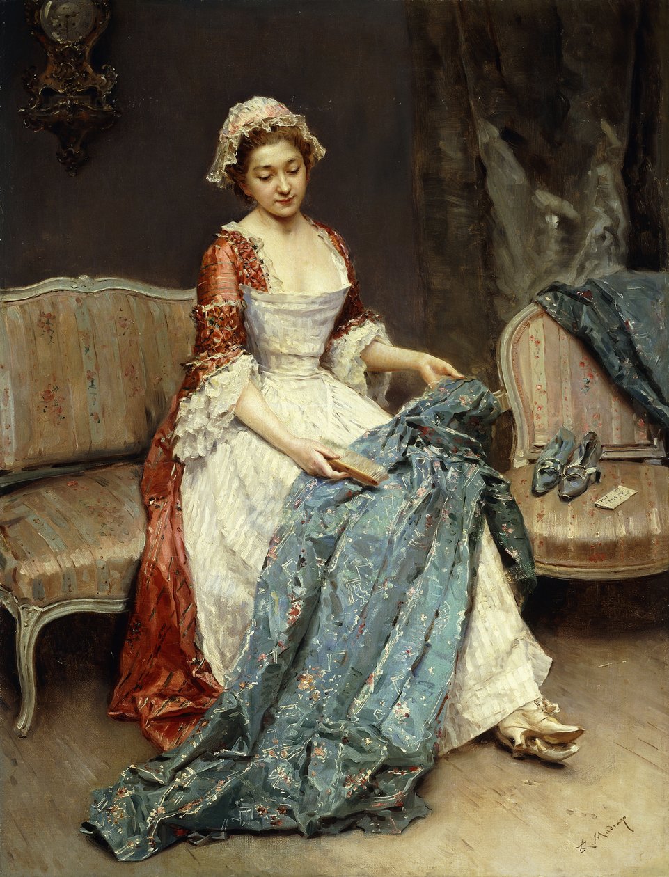 舞会结束后 作者 Raimundo de Madrazo y Garreta