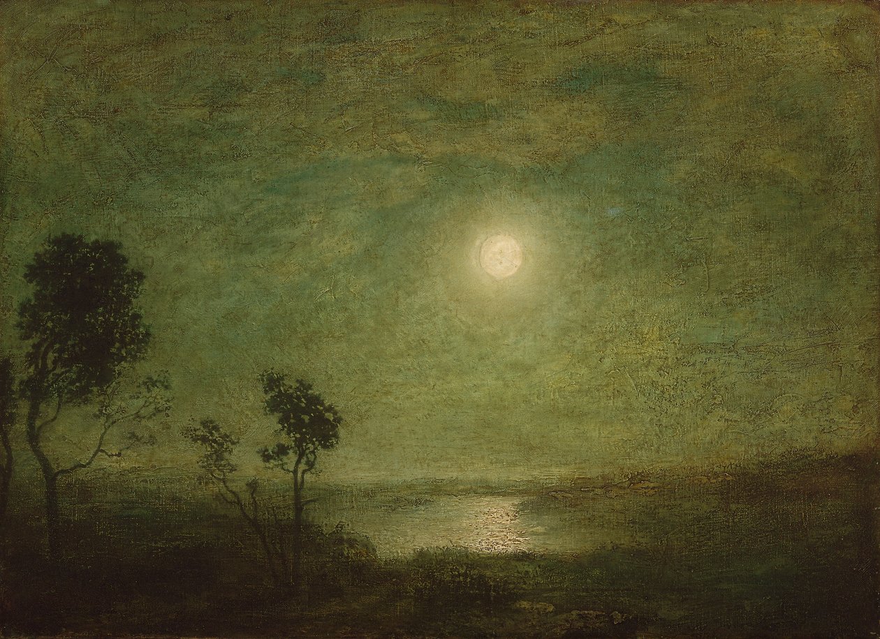 月光，c.1886-95 作者 拉尔夫·阿尔伯特·布莱克洛克
