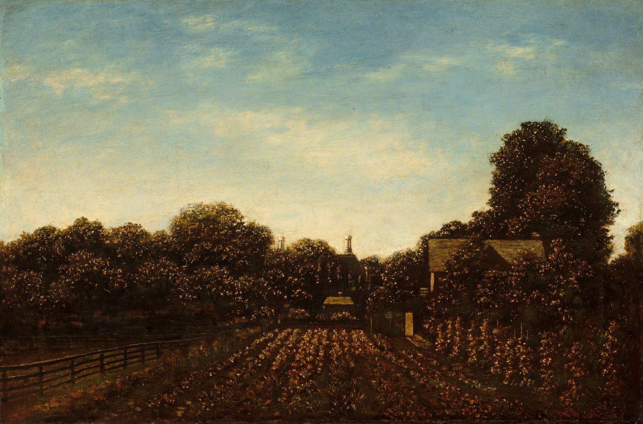 艺术家的花园，约18791889年。 作者 拉尔夫·阿尔伯特·布莱克洛克