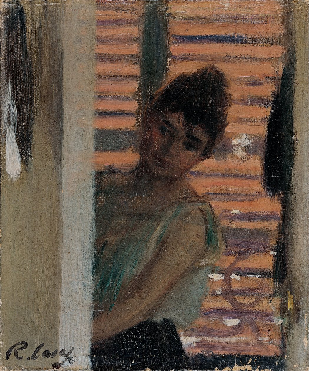 Dona rera persiana（盲人女人） 作者 拉蒙·卡萨斯·卡博