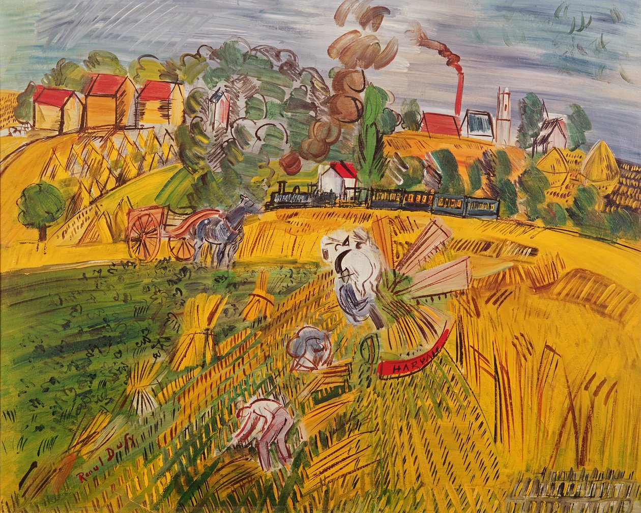 房子（布面油画） 作者 拉乌尔·杜菲