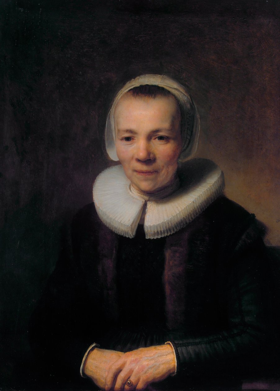 Baertje Martens 肖像 作者 伦勃朗