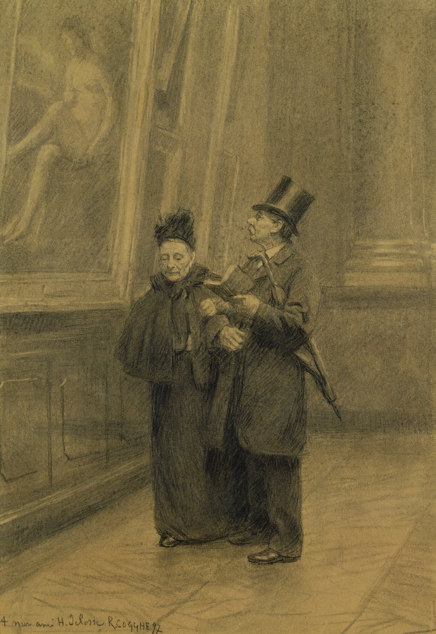 1897年参观博物馆 作者 雷米·科格（Remy Cogghe）