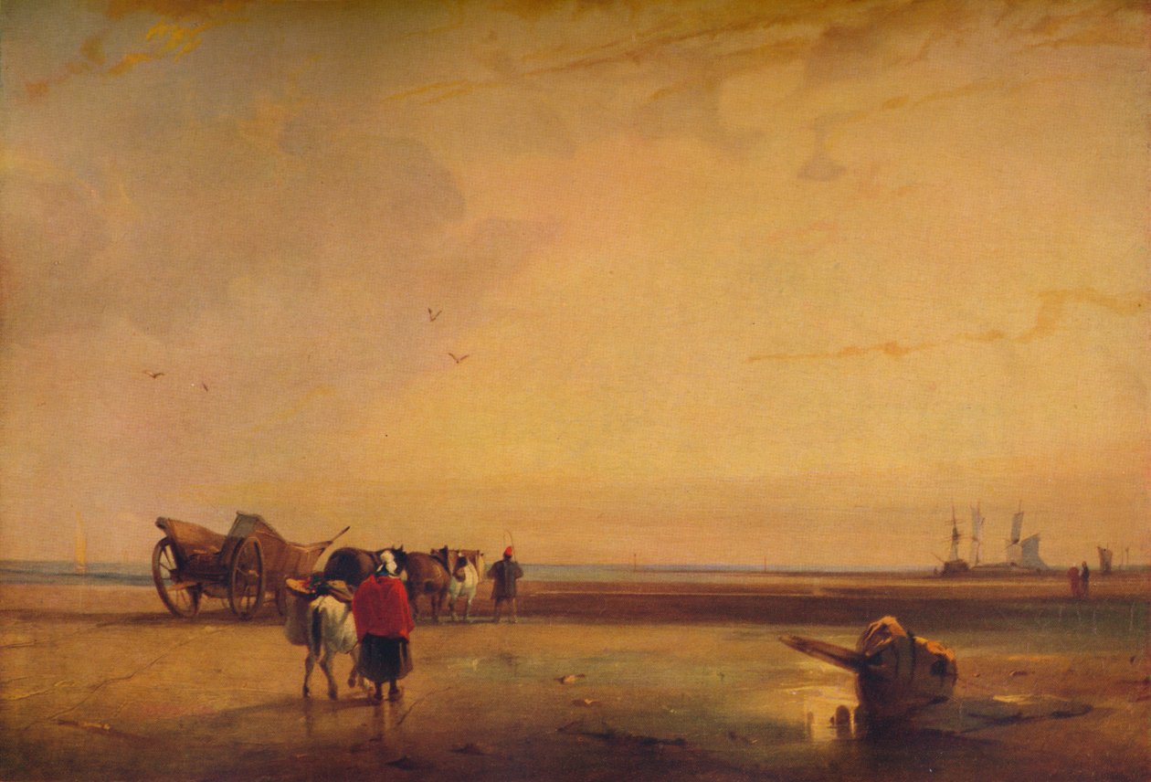 布洛涅·桑兹（Boulogne Sands），1827年 作者 理查德·帕克斯·博宁顿
