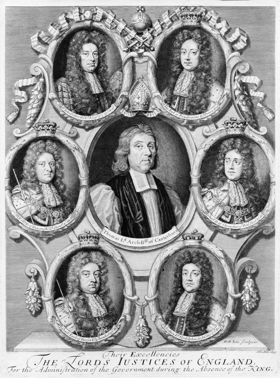 1695年的英国大法官 作者 罗伯特·怀特