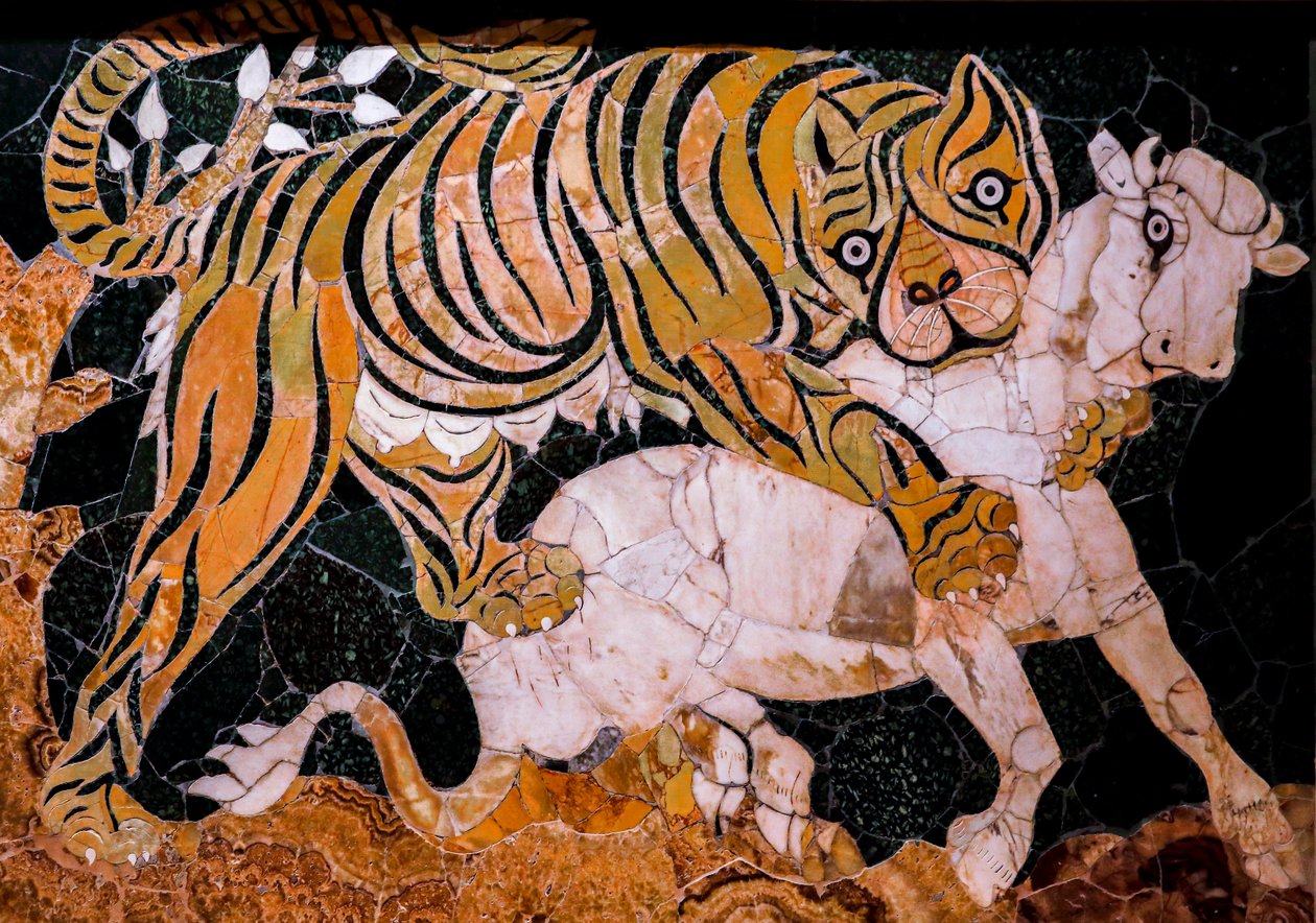 马赛克，约 325-350 年 作者 小说