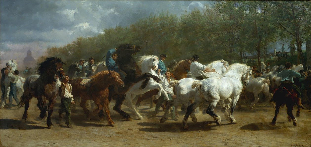 马展，1852-55年。 作者 粉红色的快乐