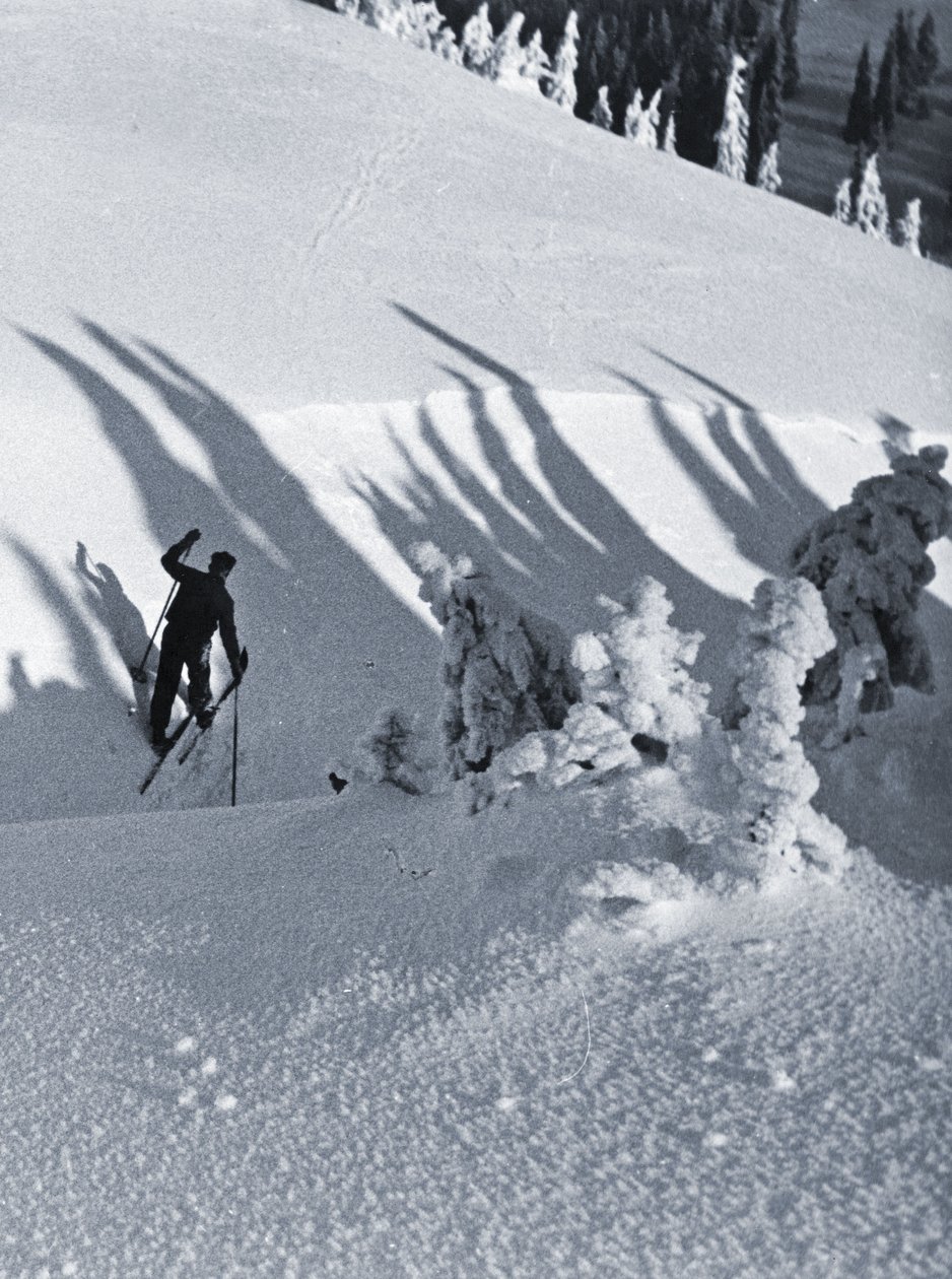 滑雪者，1928年（冷型） 作者 鲁道夫·科皮兹（Rudolph Koppitz）