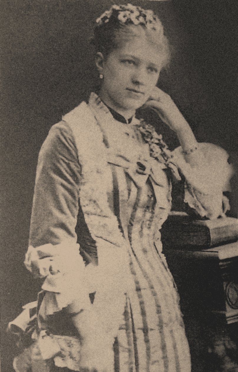 Polina Karpakova，第一个Odette-Odile，1875年 作者 俄罗斯摄影师