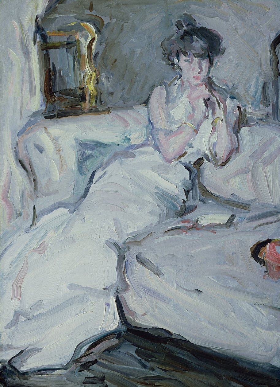 白衣女郎，1909年 作者 塞缪尔·约翰·佩普洛