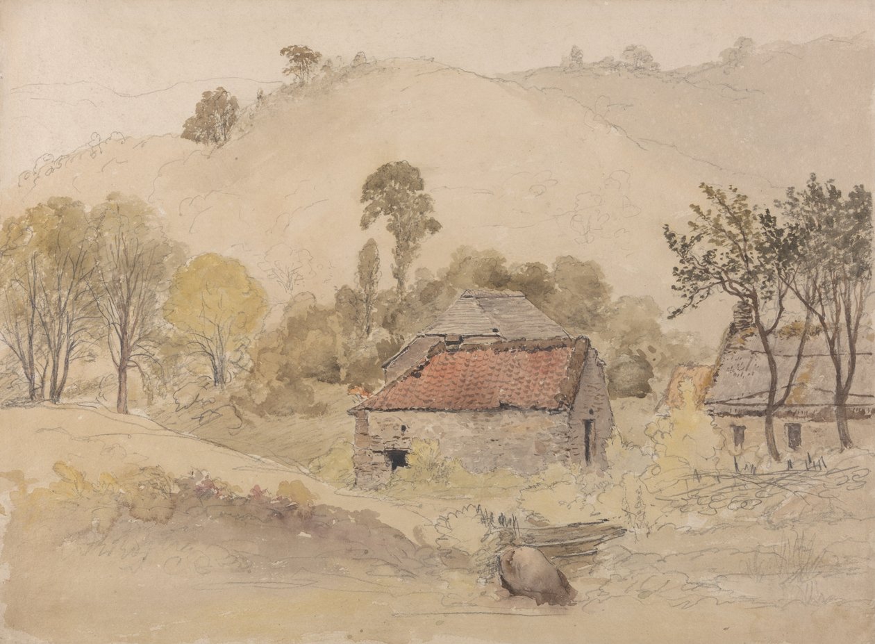 谷仓 作者 塞缪尔·帕尔默（Samuel Palmer）