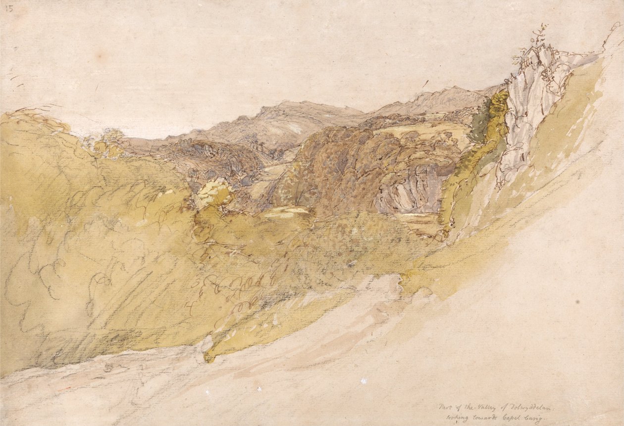 Dolwyddelan山谷 作者 塞缪尔·帕尔默（Samuel Palmer）