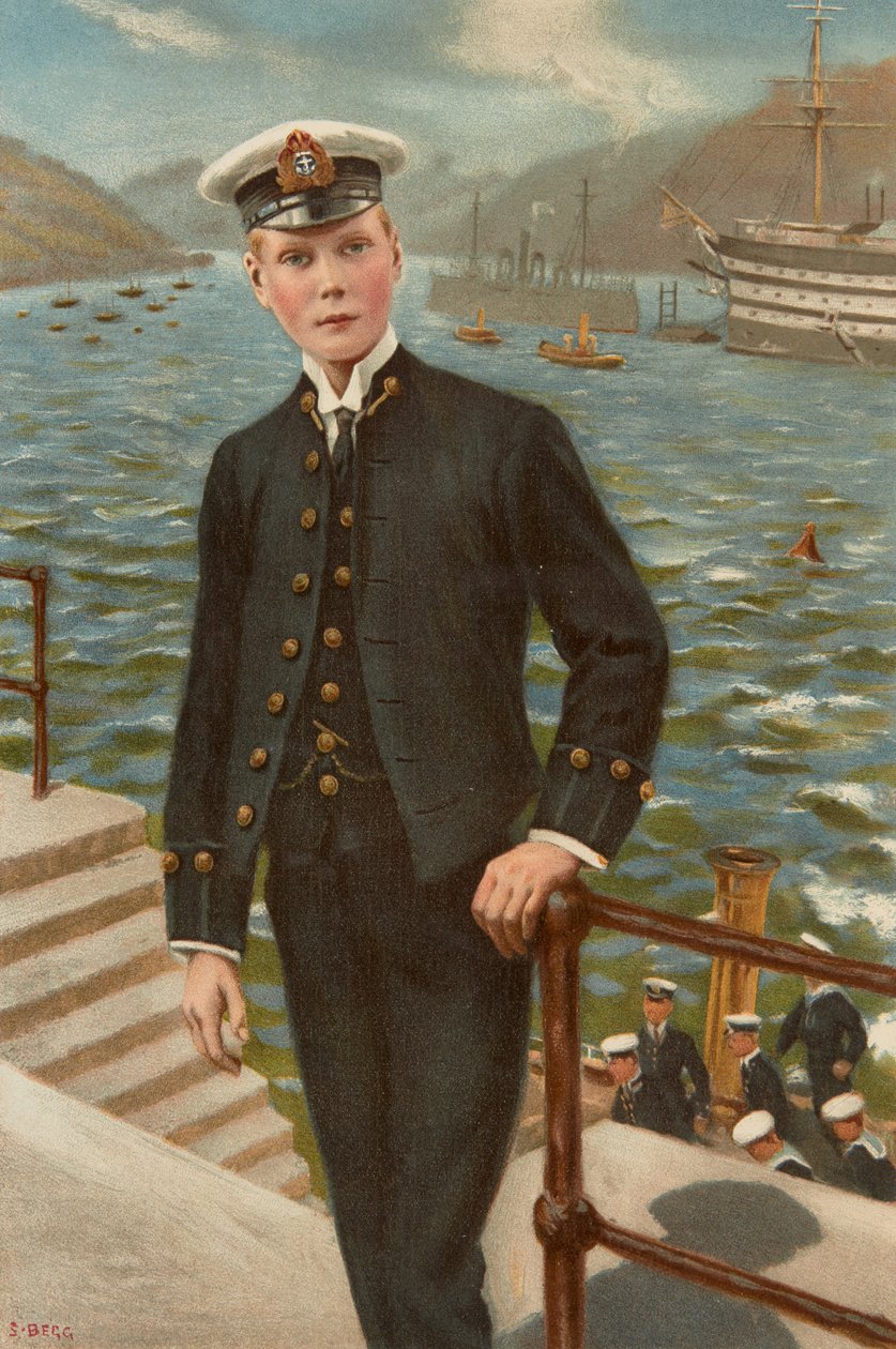 Edward, Prince of Wales as Naval Cadet 作者 塞缪尔·贝格