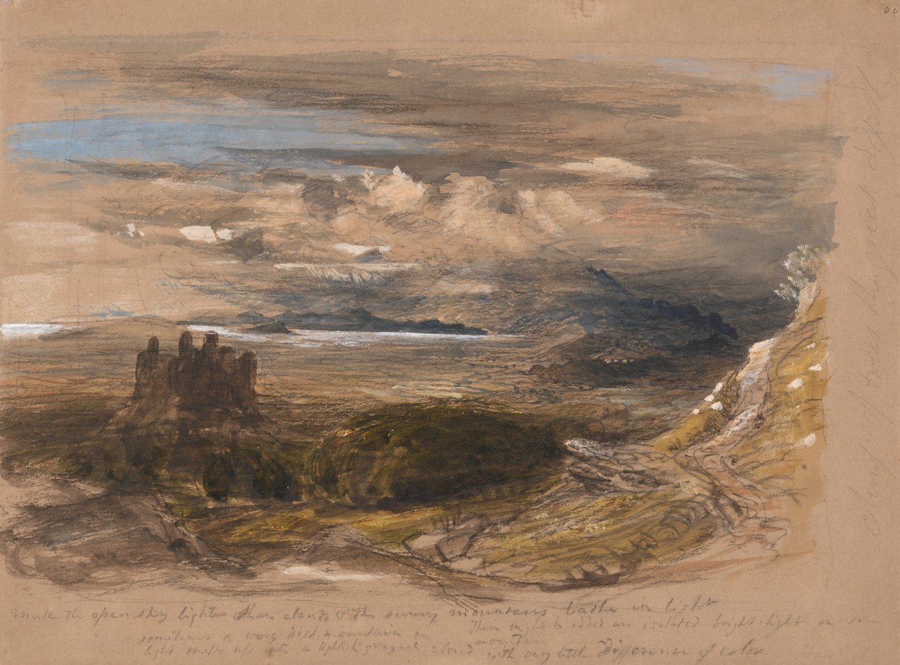 哈勒克城堡 作者 塞缪尔·帕尔默（Samuel Palmer）