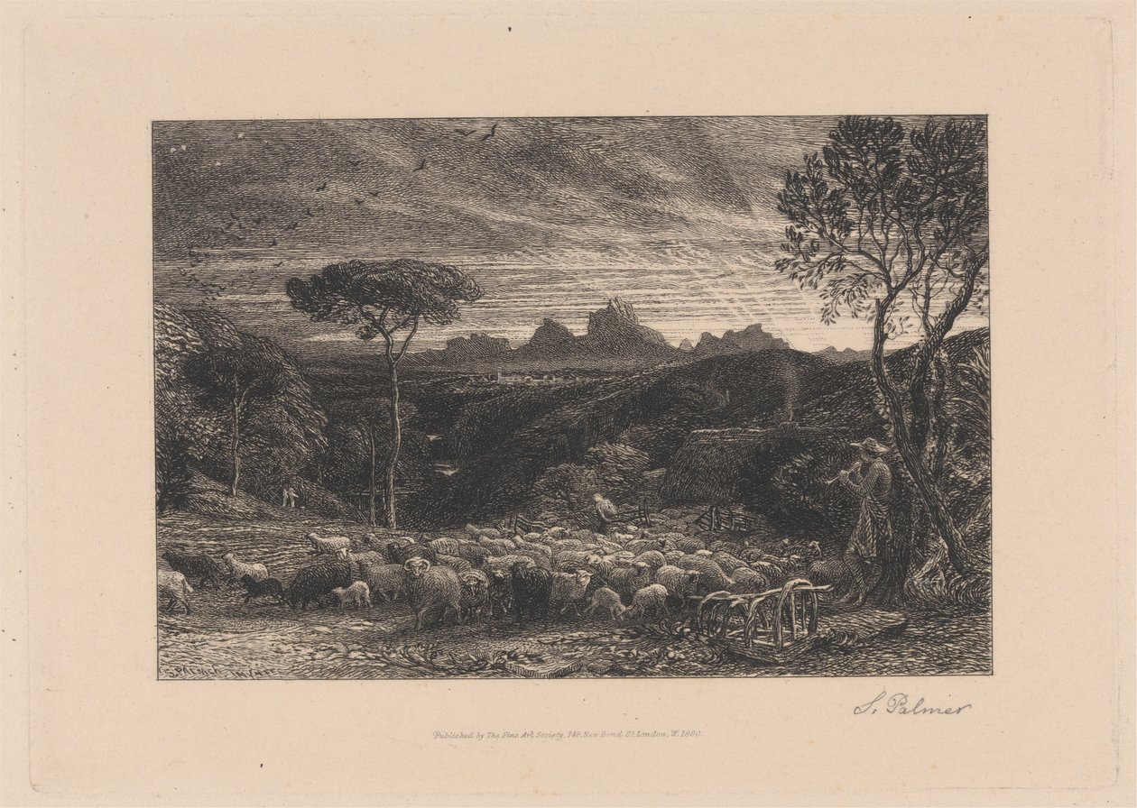 打开折叠 作者 塞缪尔·帕尔默（Samuel Palmer）