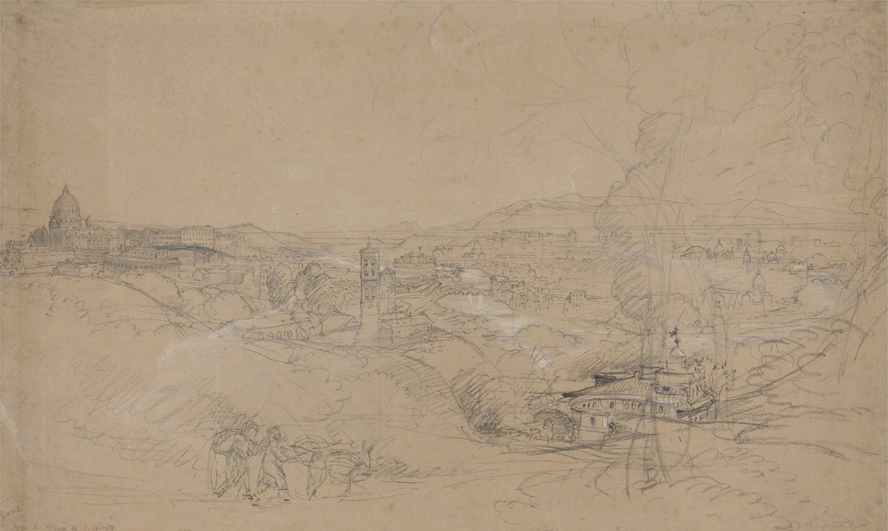 从圣斯皮里托出发的罗马 作者 塞缪尔·帕尔默（Samuel Palmer）
