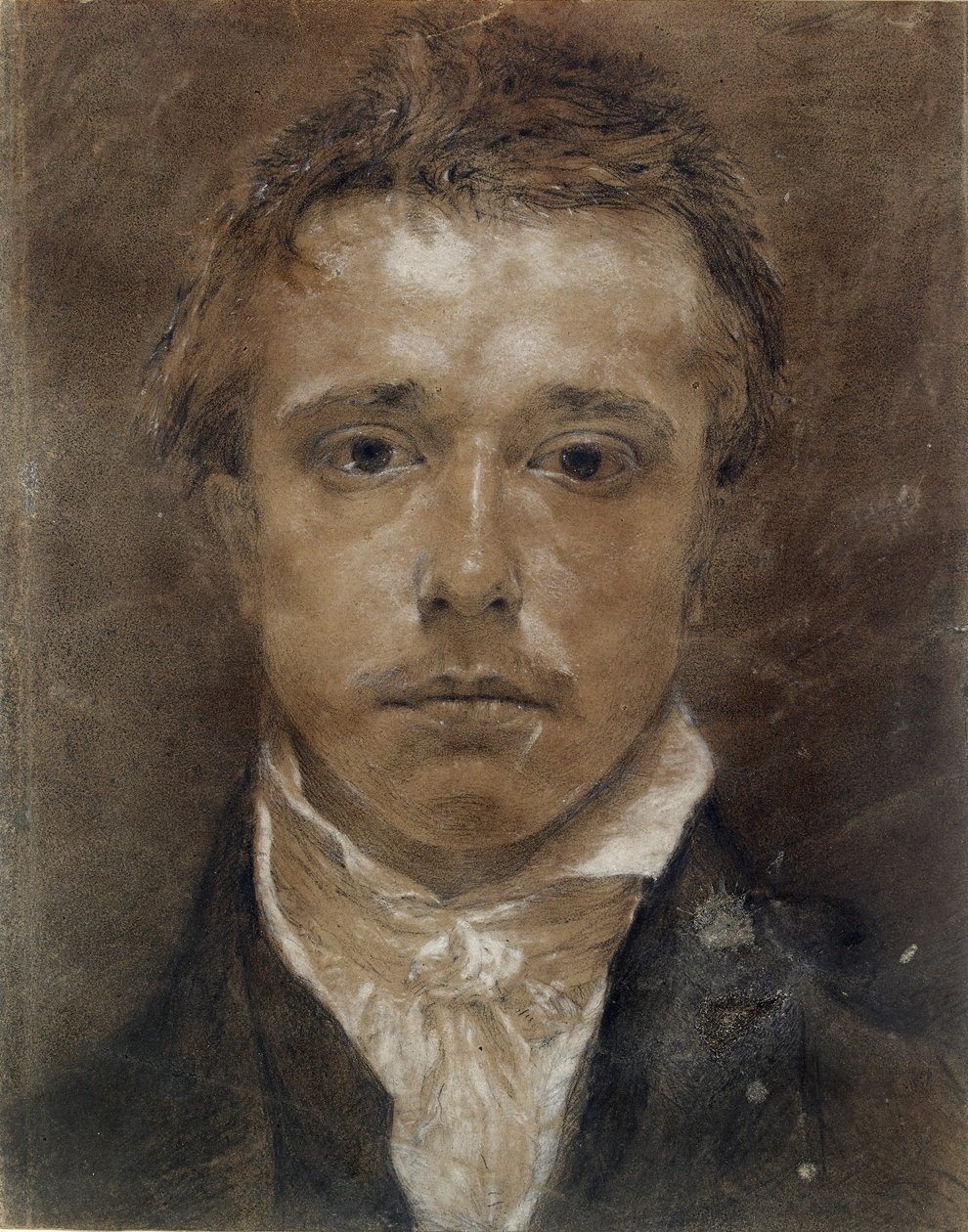 自画像，约1824年 作者 塞缪尔·帕尔默（Samuel Palmer）
