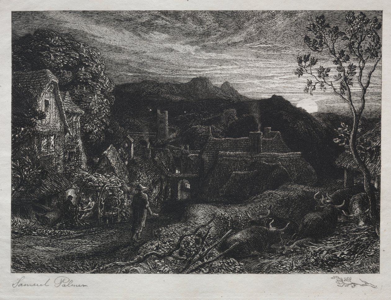 侍者 作者 塞缪尔·帕尔默（Samuel Palmer）