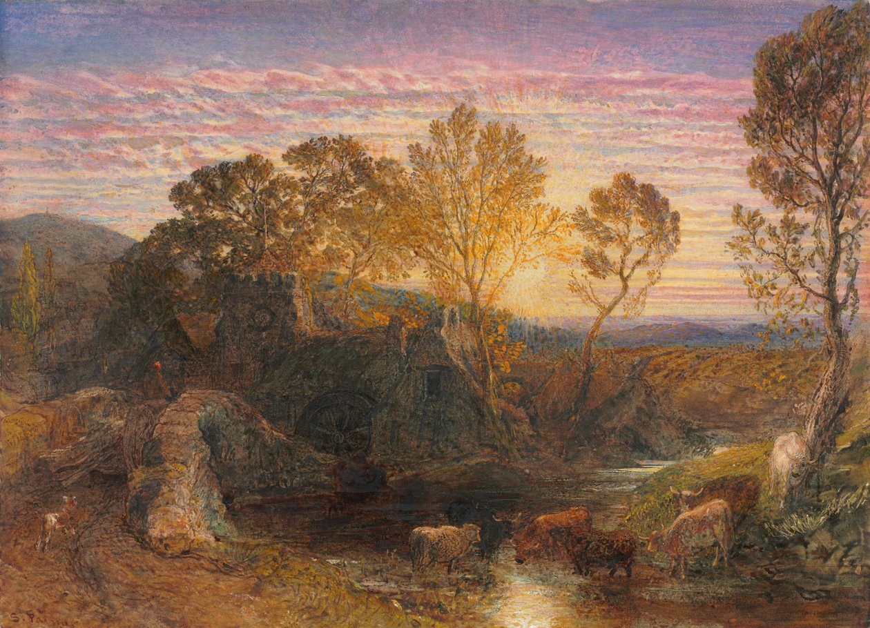 黄金时刻 作者 塞缪尔·帕尔默（Samuel Palmer）