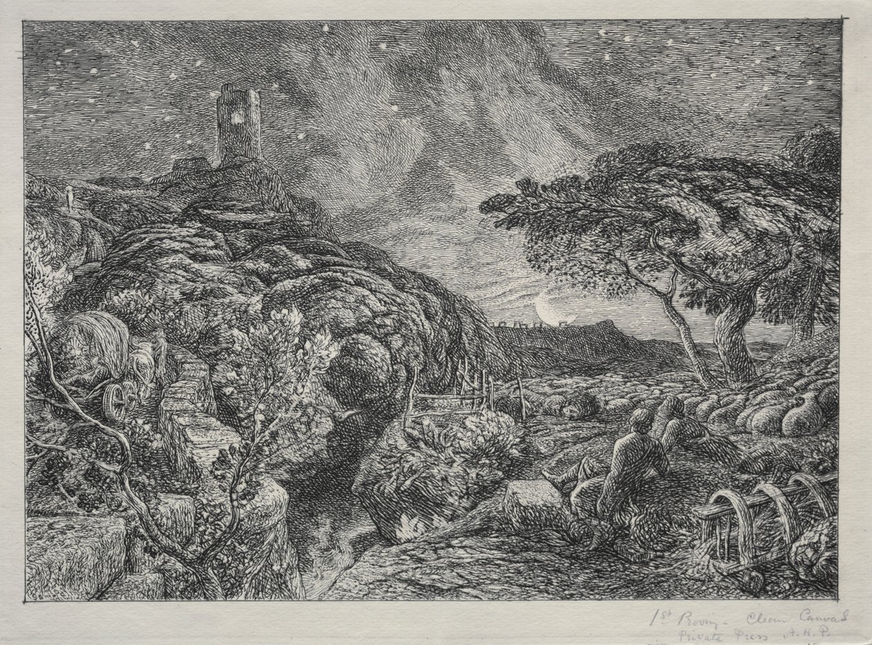 孤独之塔 作者 塞缪尔·帕尔默（Samuel Palmer）