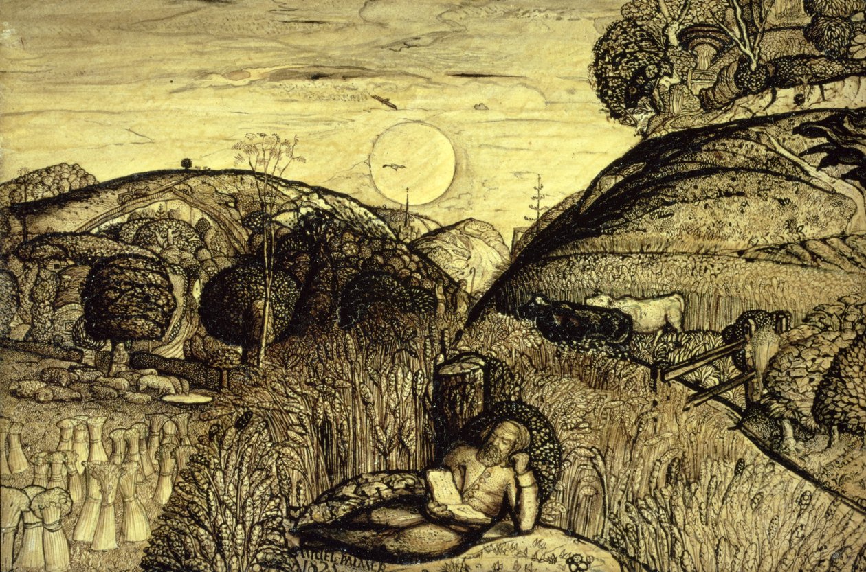 玉米的谷厚 作者 塞缪尔·帕尔默（Samuel Palmer）