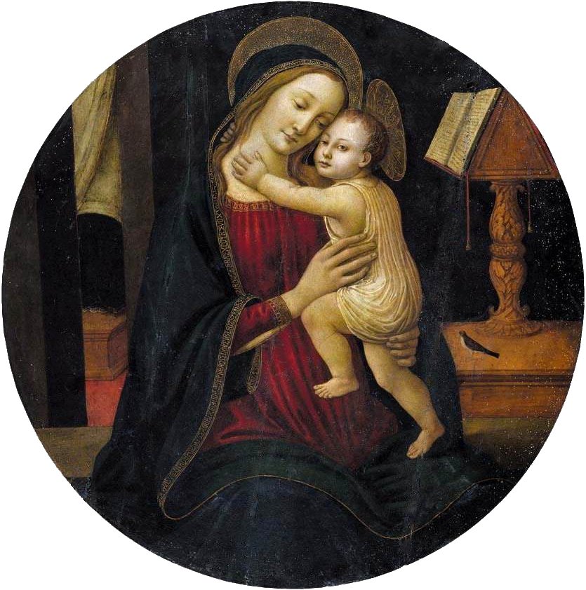 麦当娜和孩子 作者 桑德罗·波提切利（Sandro Botticelli）
