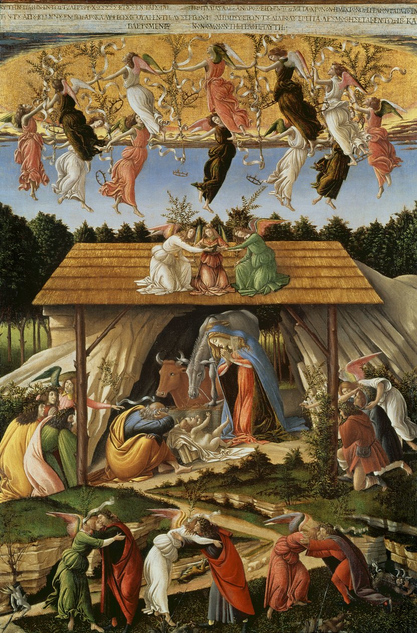 神秘的诞生，1500 作者 桑德罗·波提切利（Sandro Botticelli）