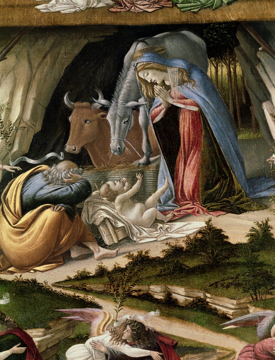 神秘的诞生，1500 作者 桑德罗·波提切利（Sandro Botticelli）