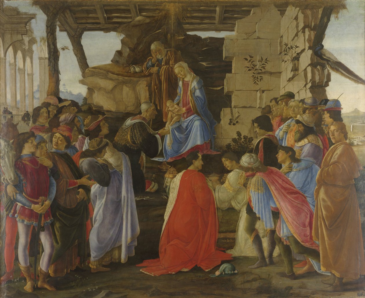 贤士的崇拜 作者 桑德罗·波提切利（Sandro Botticelli）