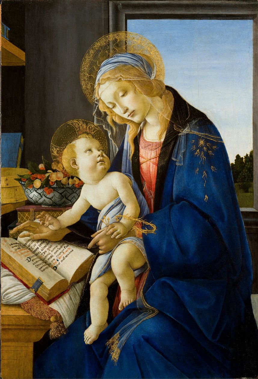 圣母子女 作者 桑德罗·波提切利（Sandro Botticelli）