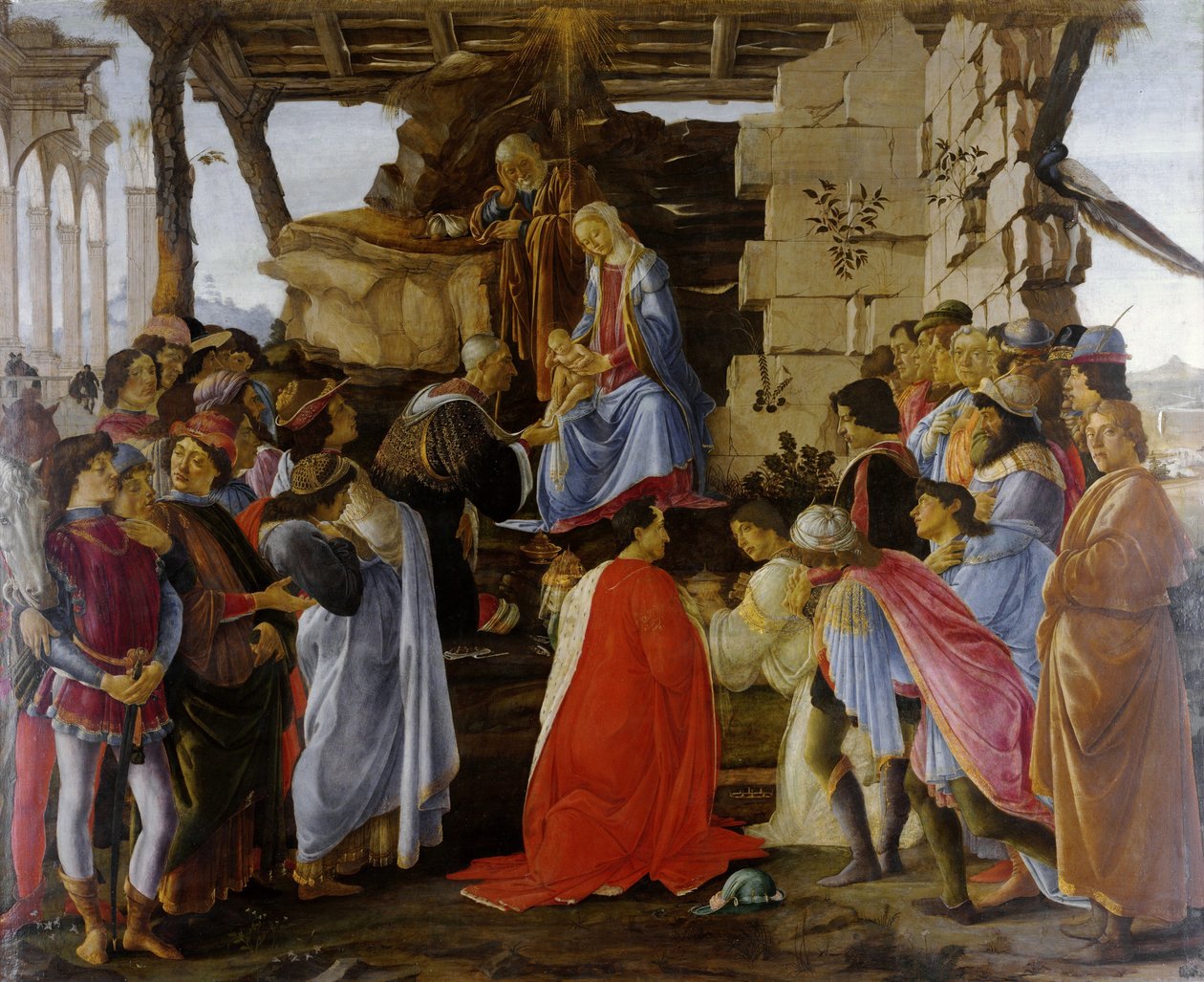 玛吉的崇拜 作者 桑德罗·波提切利（Sandro Botticelli）