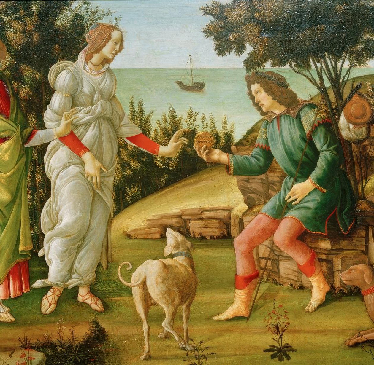 巴黎的审判（金星和巴黎） 作者 桑德罗·波提切利（Sandro Botticelli）