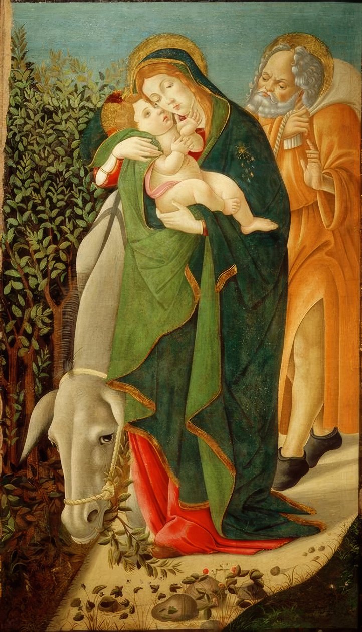 逃到埃及 作者 桑德罗·波提切利（Sandro Botticelli）