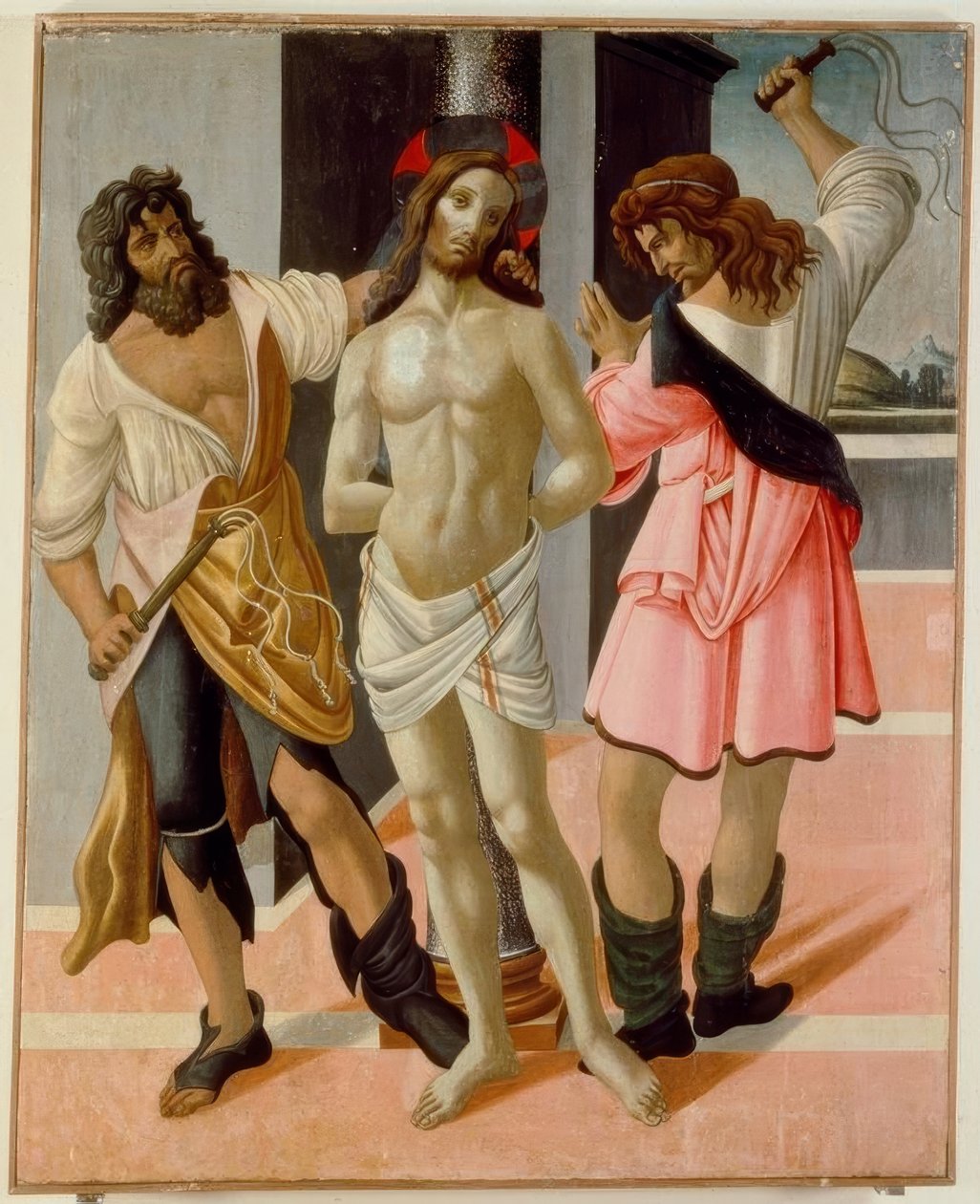 基督鞭打 作者 桑德罗·波提切利（Sandro Botticelli）