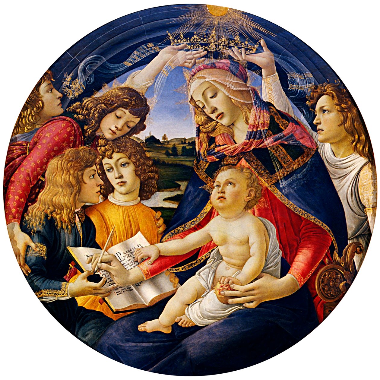 圣母像圣母（1483） 作者 桑德罗·波提切利（Sandro Botticelli）