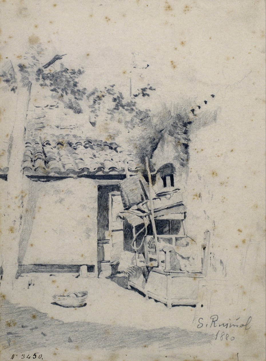 乡村庭院 作者 圣地亚哥·鲁西诺（SantiagoRusiñol）