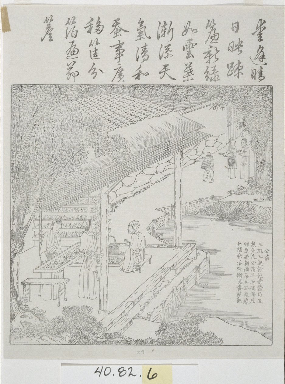 一组木刻，丝绸文化 作者 学校中文